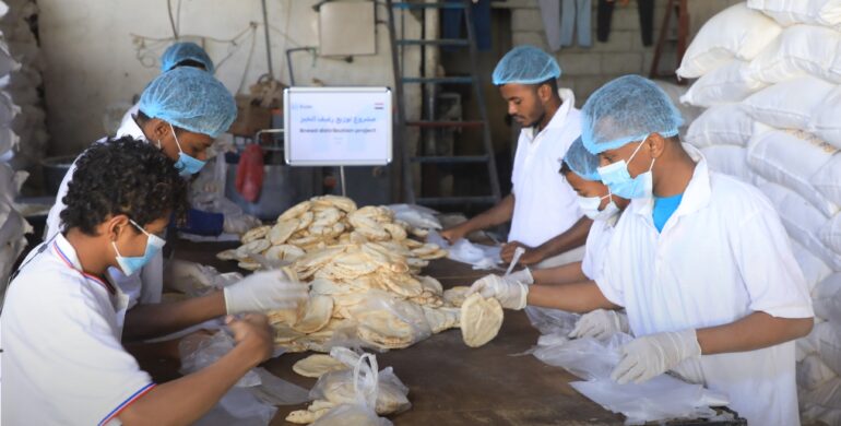 مشروع توزيع رغيف الخبز – bread distribution project