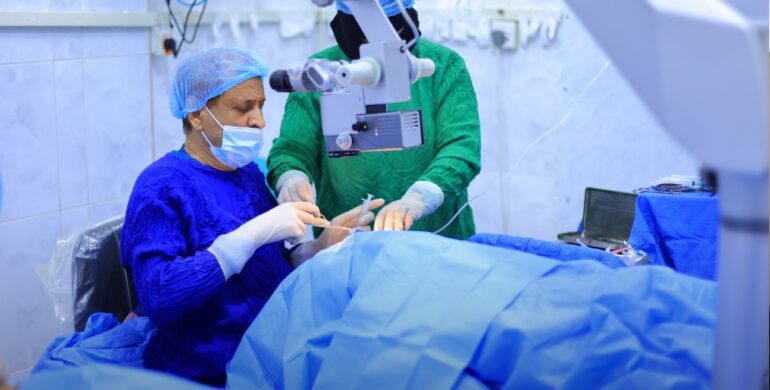 مخيم العيون الطبي لإزالة المياه البيضاء في تعز – Al-Oyoon Medical Camp for Cataract Removal in Taiz